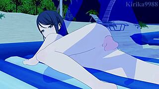 ichika hoshino and ena shinonome in wild animated action