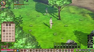 Real-life play in the animated series Mad Island: Survival of anything