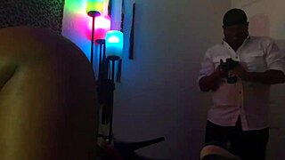 In the playhouse, pretty Kaiya Rose gags on a big black cock before a cumshot from POV