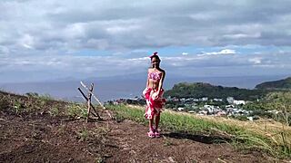 Weekend in Nature Turns Freaky with Old Hairy Monster Cock.