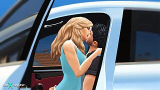 Mia Hayes Drives Her Porsche in 3D Hentai Animation