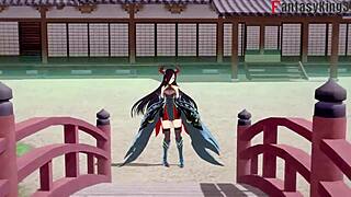 Friedrich der Große sucking and having sex in Azur Lane fantasy 😏