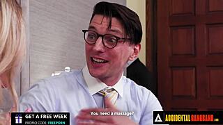 Accidental Gangbang - Rebel Babe Rhyder Cheered by Friends with Double Deepthroat Action.