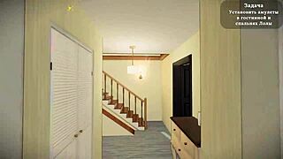 sexy neighbor gets licked and fucked with monster cock outdoors