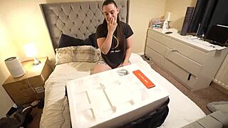 Step-sis gives step-bro a sex doll for his birthday