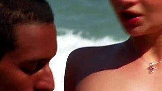 Anal on the Rocks - Busty Blonde Tourist Double Penetrated!