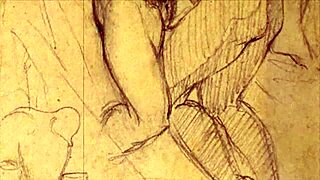 Vintage Erotic Illustration Brings Retro Anime Charm to Life. A Must-See Classic!