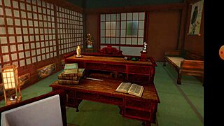 The commoner gets his big ass blown by monster cock in anime