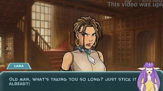 star chanel takes it from behind roughly