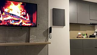 petite step sister, 18, banging stepdad while mom's out, creampie inside?