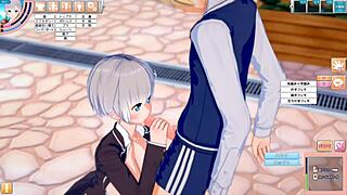 strong-willed big-breasted jk asami gets tit massage and sex