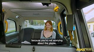 Yo, Check This Petite Redhead Squirting on Big German Dick in Fake Taxi!
