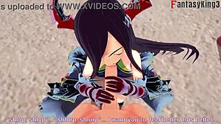 Friedrich der Große sucking and having sex in Azur Lane fantasy 😏