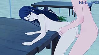 ichika hoshino and ena shinonome in wild animated action