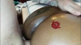 white bull fucks and impregnates hotwife slut in amateur gay scene