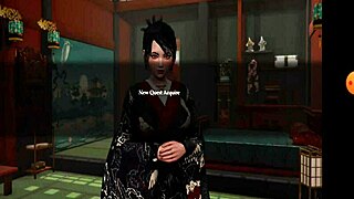 The commoner gets his big ass blown by monster cock in anime