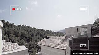 Swinger house in Barcelona hosts Sicilia and Little Caprice for raw group action part 2.