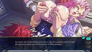 kyonyuu fantasy emeralia gets wild in h-scene 1 group action.