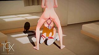 Asuna Gets Futanari Anal Sex
