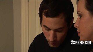 When she climaxed hard with her taboo teacher orgasm