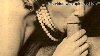 Vintage secretary from Dark Lantern London shows off her hairy mature charm in retro style