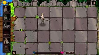 Monster girl played in anime adventure