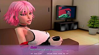 summer hentai game pornplay ep 8 my step mom teases me while jerking off that bottle like a cock 😈