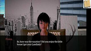 in my new family cartoon, the teen girl with small tits gets into some hentai fun