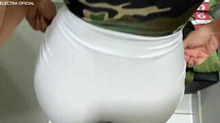 Brazilian Maid Goes Wild in Store Dressing Room