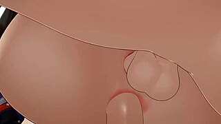 This 3D cartoon character gets an intense hentai creampie scene