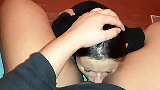 I licked stranger's pussy to orgasm at home after park