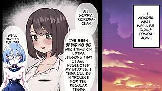 In this hentai game, voluptuous kokona-chan dates ignorantly