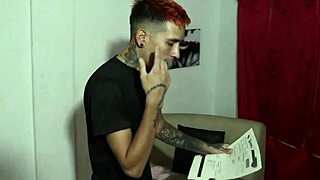 jefe scolds employee for missing docs, but she seduces with a quick bj in office