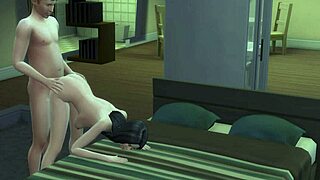 This hentai couple enjoys 30 minutes of intense anal sex on the bed 😈