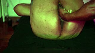 Thick woman with tats moans as her big clit gets massaged