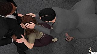 The wife helps husband with job promotion through cuckolding.