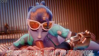 Widow Enjoys A Relaxing Day On The Beach