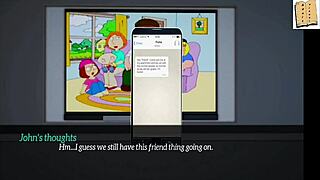 in my new family cartoon, the teen girl with small tits gets into some hentai fun