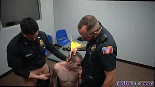 gay cops in white briefs and boys homosexual with police