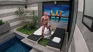 I called the blonde maid to my suite, and she sucked me off until I came in her mouth.