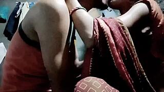 Sexy Kissing with Hot Babe and Perfect Tits, Wow!