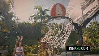 Why Play Basketball When Willow Ryder and Skyla Sun Get Pounded?