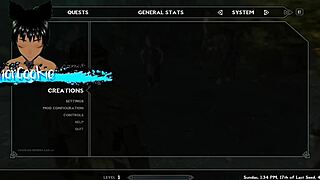 skyrim sex mods, trying different positions with big tits hentai babe?