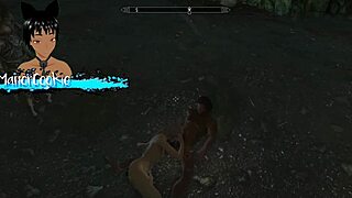 skyrim sex mods, trying different positions with big tits hentai babe?