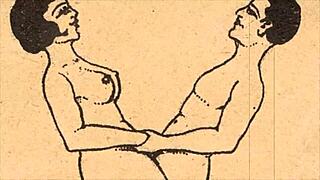 Vintage erotic drawings bring the alphabet to life with steamy passion. So raw!