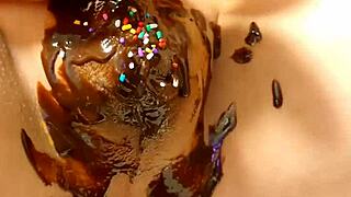 Japanese gay amateur cooking chocolate banana?