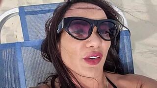 just chilling at copacabana beach, full action on xv red