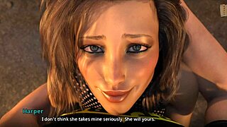 Что происходит с Чарльзом в этой 3D хентай MILF жопа сцене?