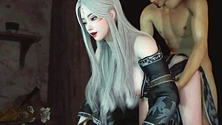 damn, this 3d anime babe serves it hot! 🔥