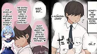 In this hentai game, voluptuous kokona-chan dates ignorantly